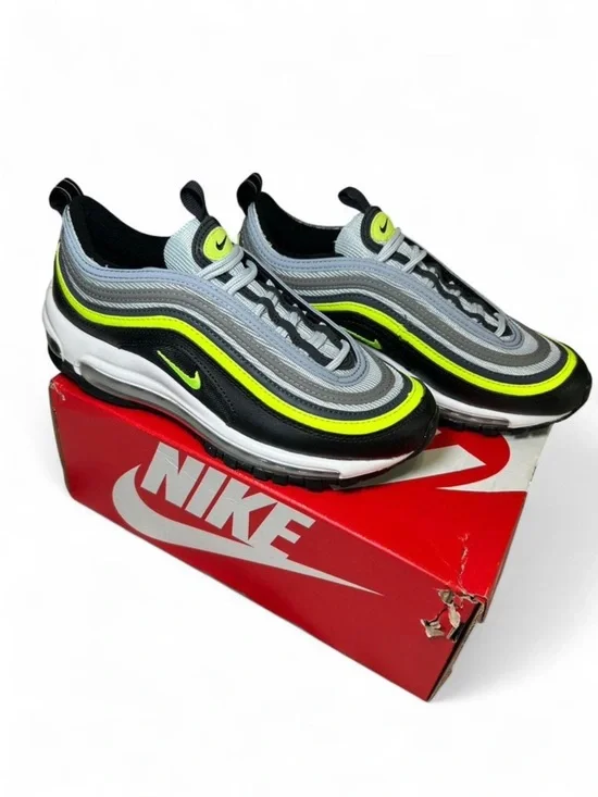 Nike Air Max 97 ‘Platinum Black Volt' - Brand New - Picture 3 of 8